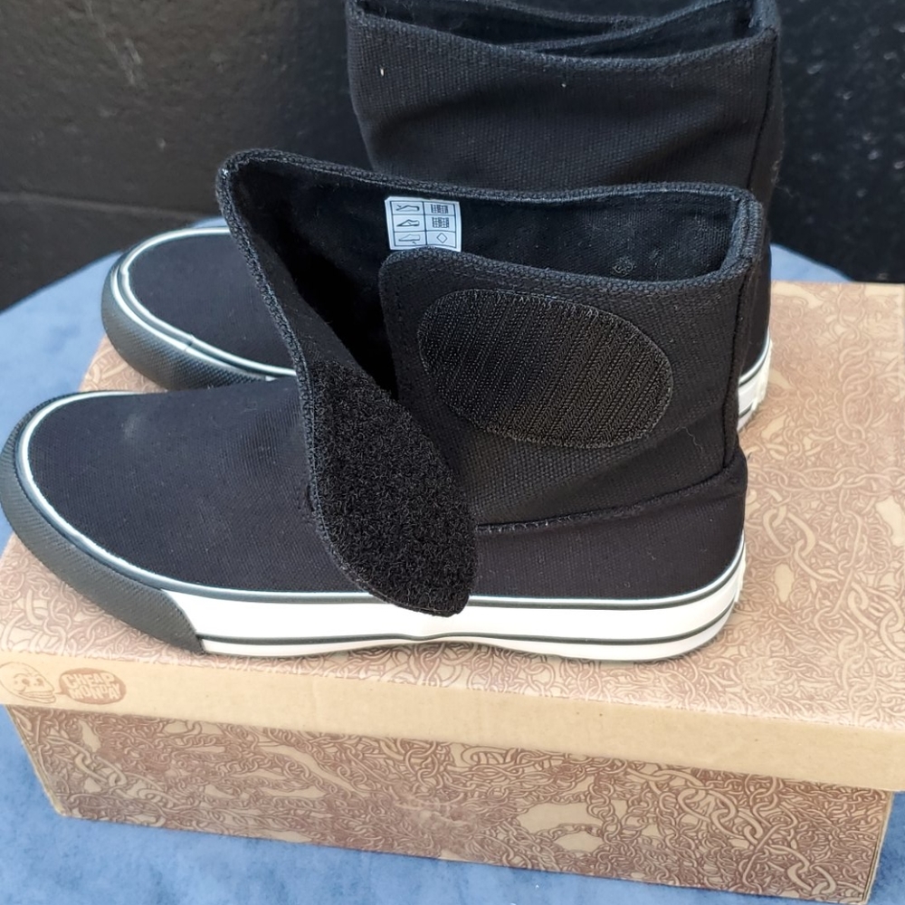 Black canvas boots - Picture 5 of 6